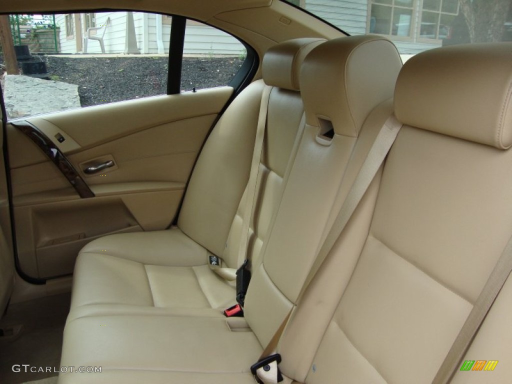 2006 5 Series 530xi Sedan - Jet Black / Beige photo #29