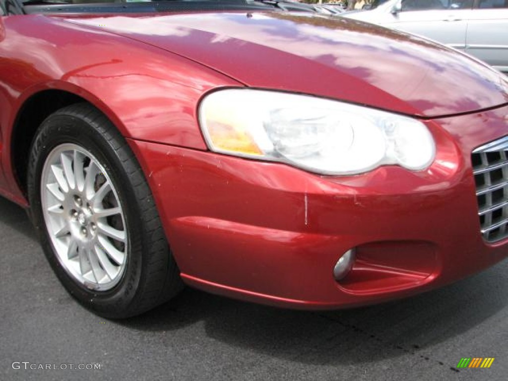 2004 Sebring LXi Convertible - Inferno Red Pearl / Sandstone photo #2