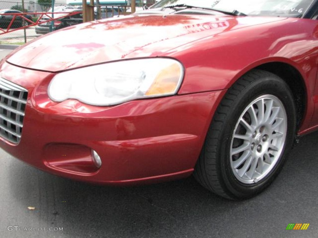 2004 Sebring LXi Convertible - Inferno Red Pearl / Sandstone photo #4