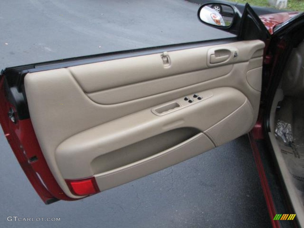 2004 Sebring LXi Convertible - Inferno Red Pearl / Sandstone photo #16