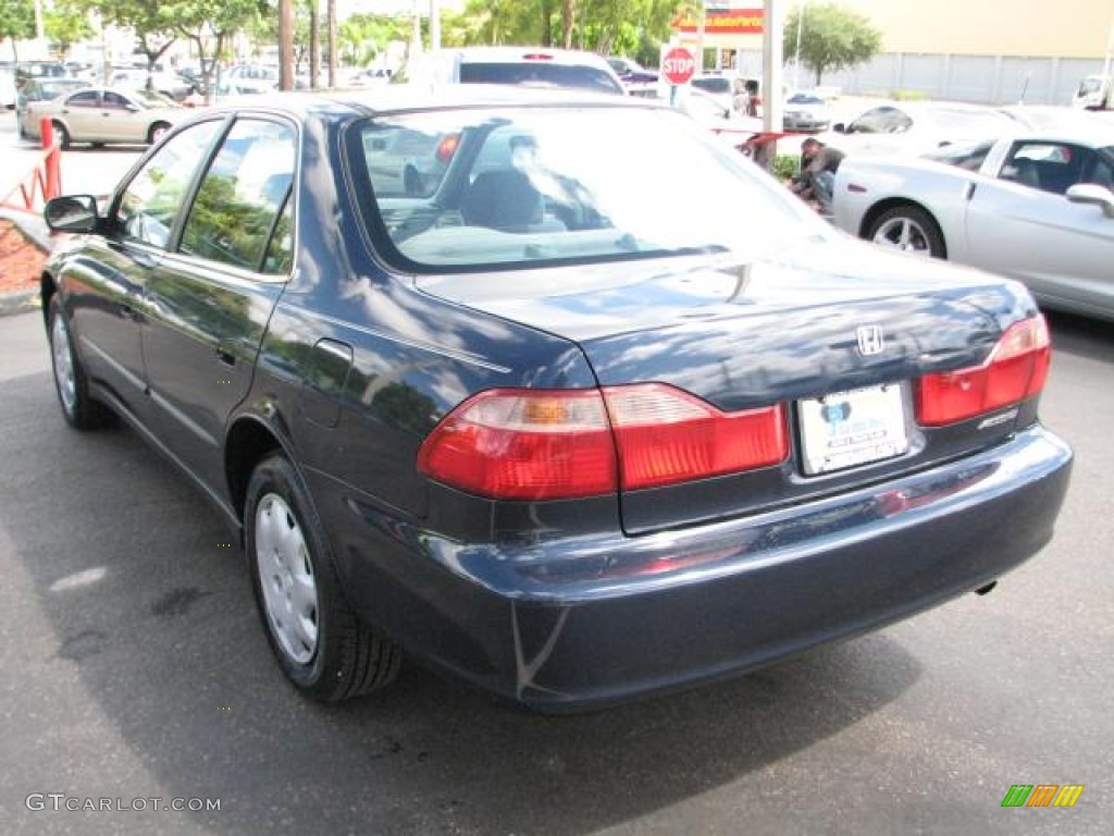 2000 Accord LX Sedan - Deep Velvet Blue Pearl / Quartz photo #7