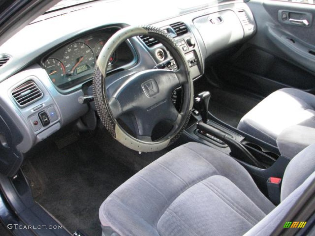 2000 Accord LX Sedan - Deep Velvet Blue Pearl / Quartz photo #17
