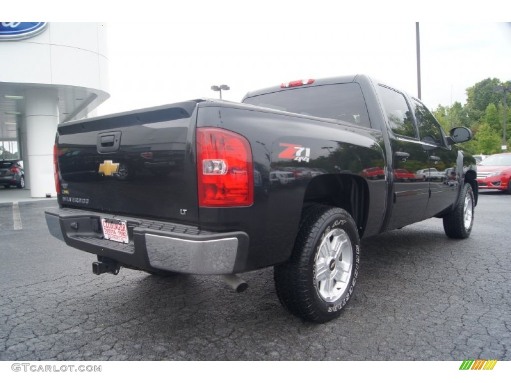 2009 Silverado 1500 LT Crew Cab 4x4 - Black / Ebony photo #3