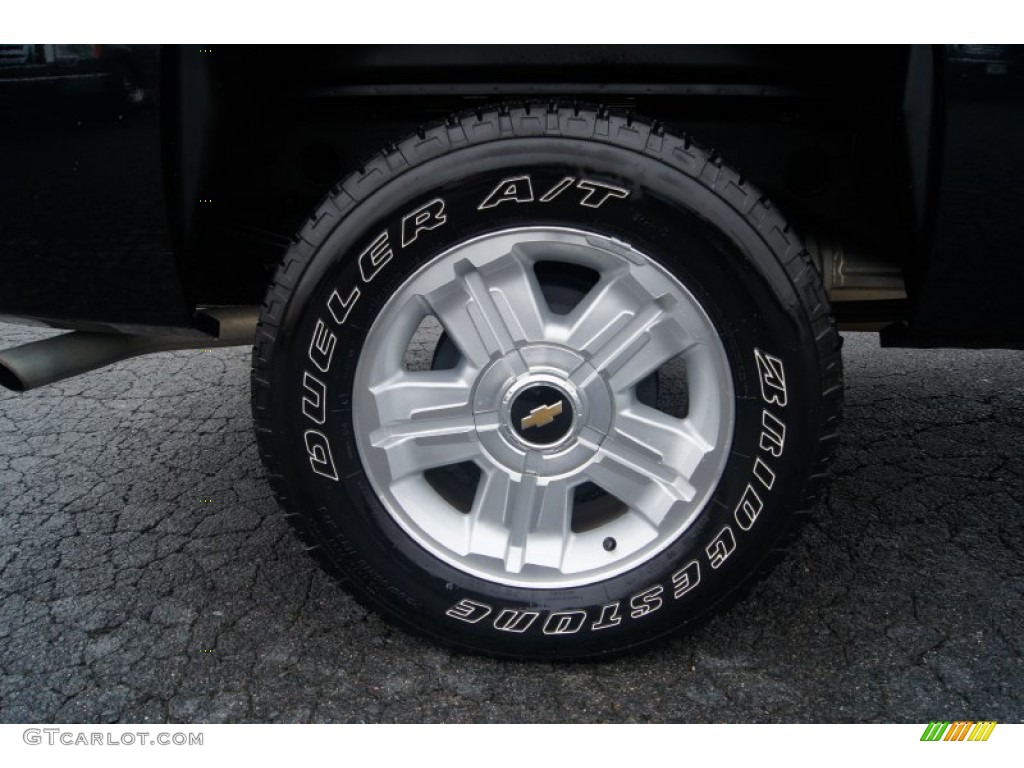 2009 Silverado 1500 LT Crew Cab 4x4 - Black / Ebony photo #16