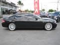 Black Sapphire Metallic 2007 BMW 7 Series 750i Sedan Exterior