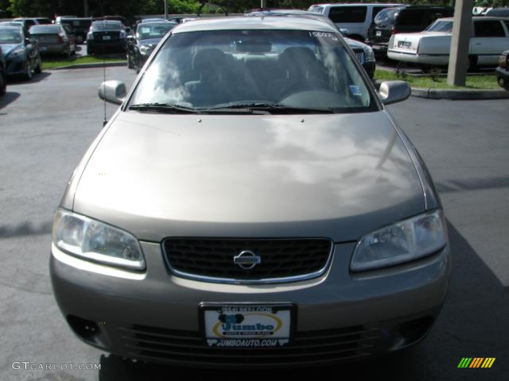 2001 Sentra GXE - Radium Silver / Stone photo #3