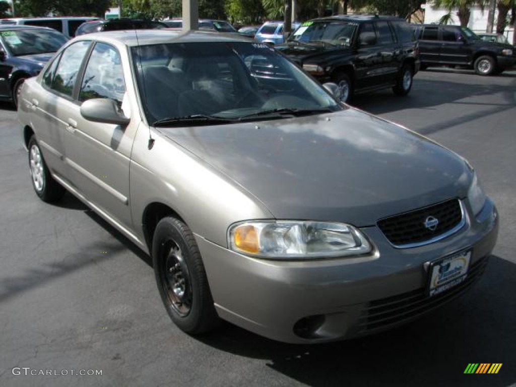 2001 Sentra GXE - Radium Silver / Stone photo #5