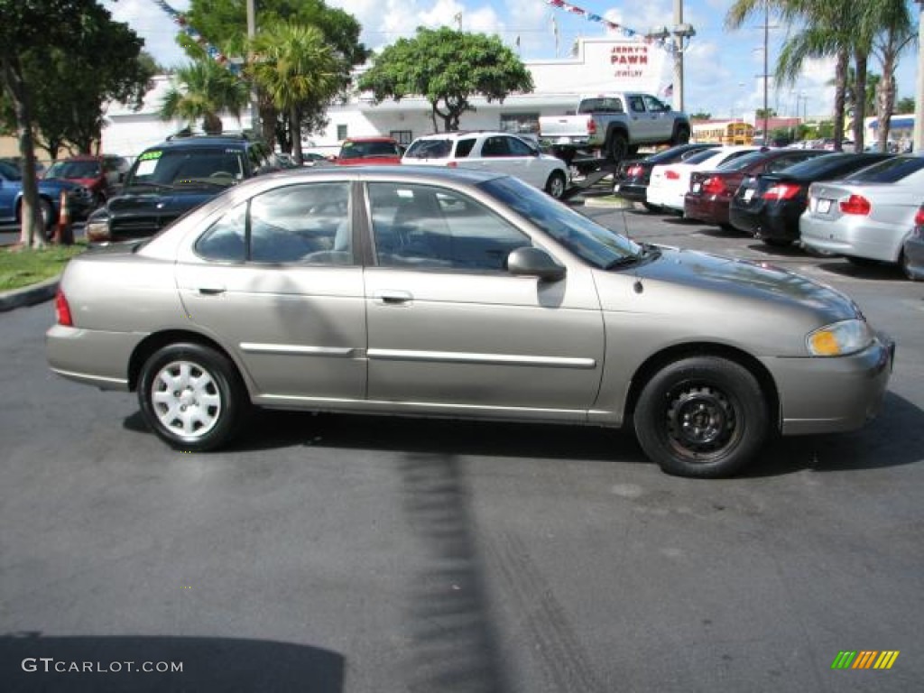 2001 Sentra GXE - Radium Silver / Stone photo #6