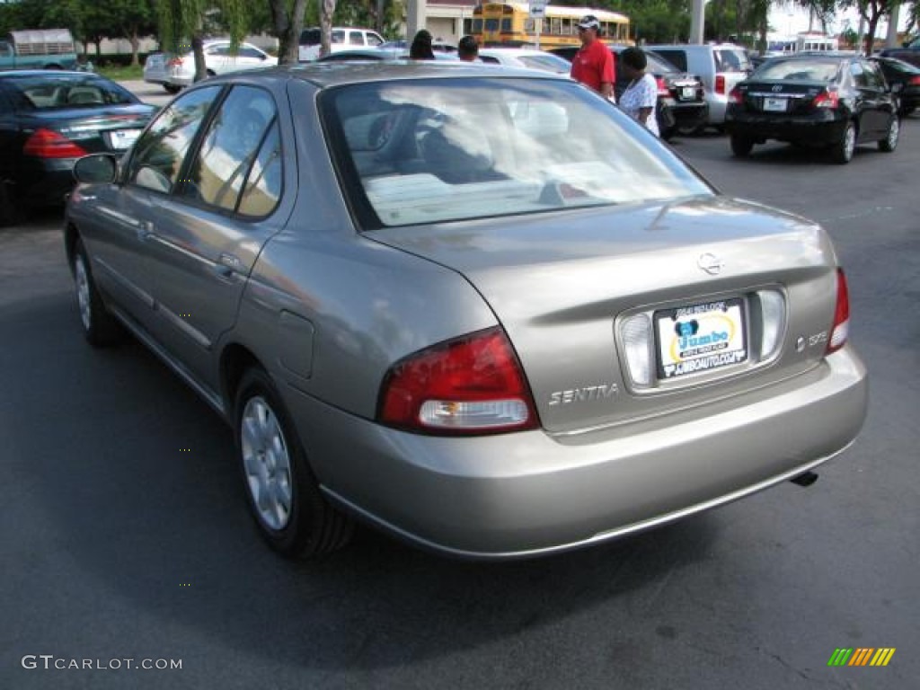 2001 Sentra GXE - Radium Silver / Stone photo #9