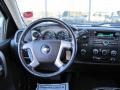 Ebony 2009 Chevrolet Silverado 2500HD LT Extended Cab 4x4 Steering Wheel