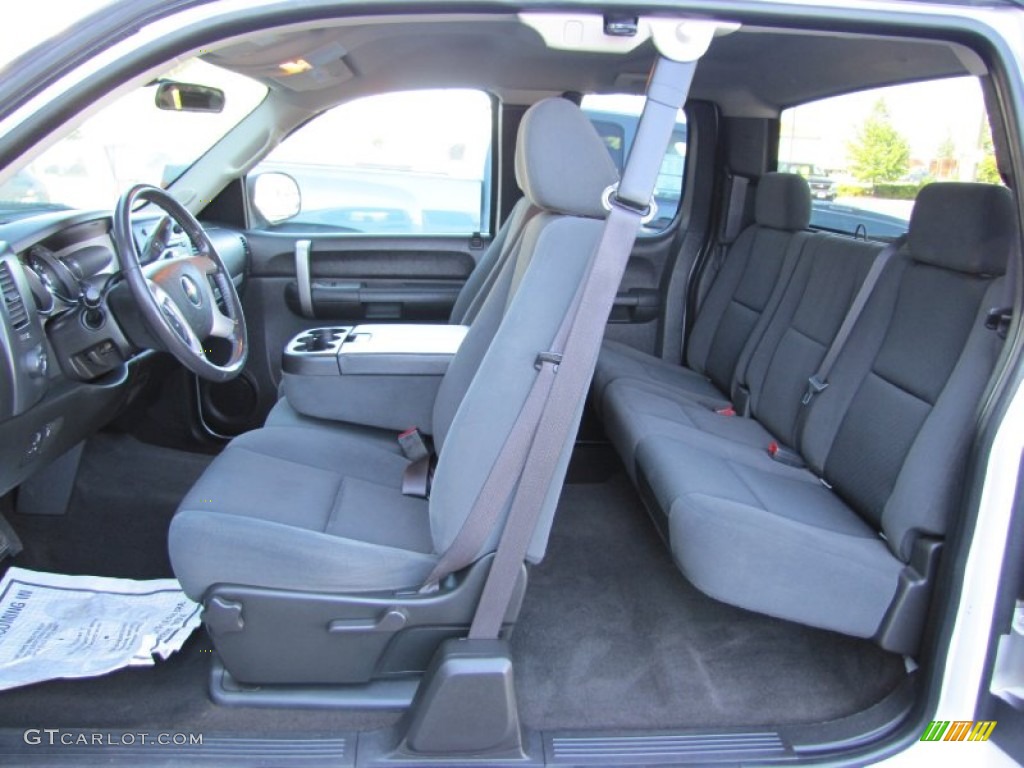 Ebony Interior 2009 Chevrolet Silverado 2500HD LT Extended Cab 4x4 Photo #54448854