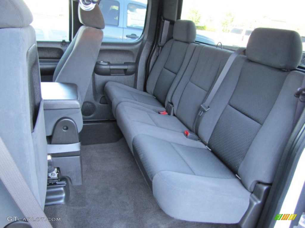 Ebony Interior 2009 Chevrolet Silverado 2500HD LT Extended Cab 4x4 Photo #54448872