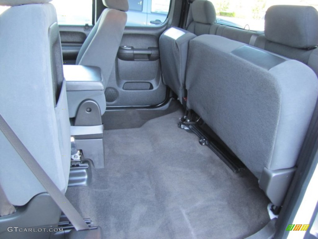 Ebony Interior 2009 Chevrolet Silverado 2500HD LT Extended Cab 4x4 Photo #54448890