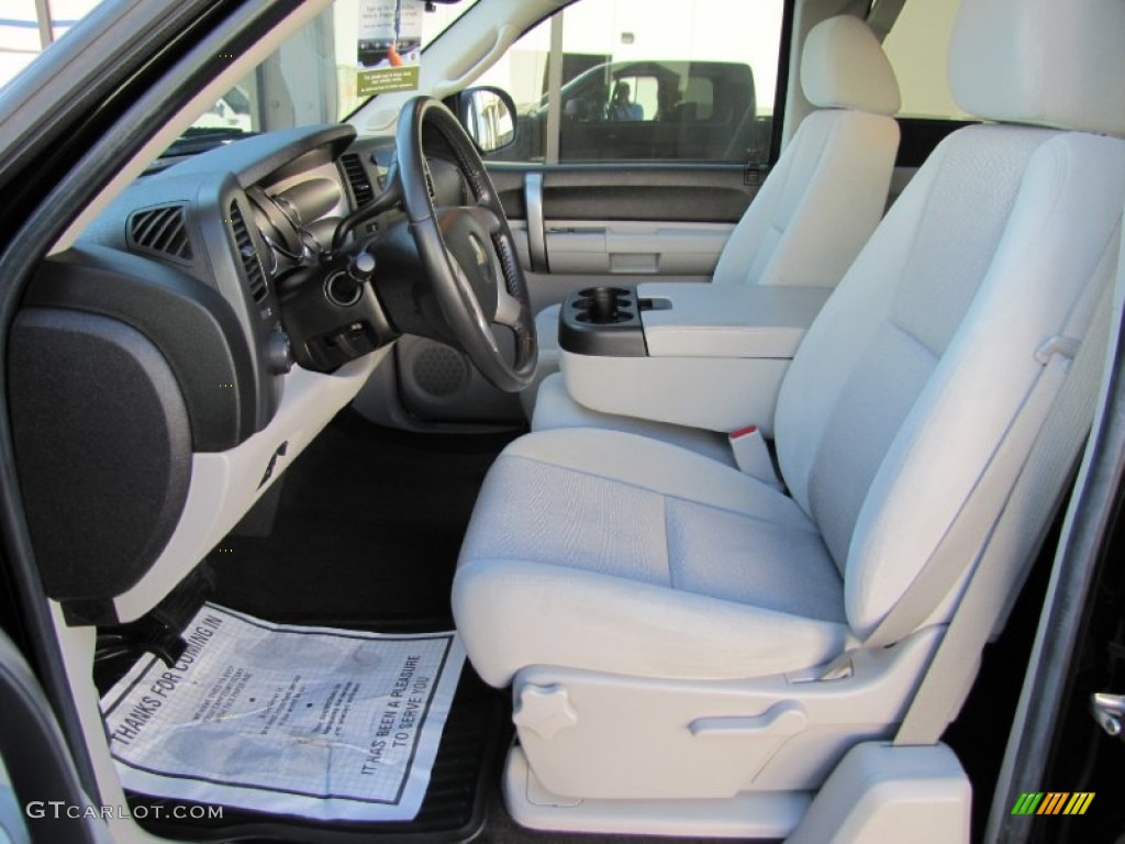 2009 Silverado 2500HD LT Extended Cab - Black / Light Titanium/Ebony photo #3