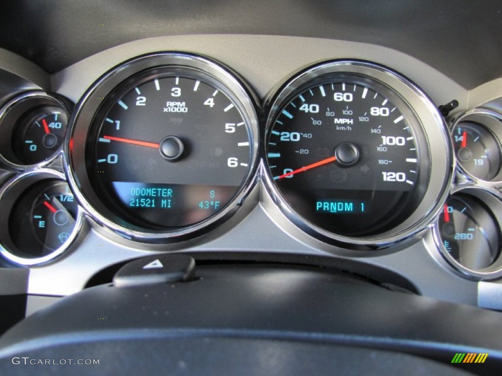 2009 Chevrolet Silverado 2500HD LT Extended Cab Gauges Photo #54449018