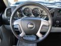 Light Titanium/Ebony 2009 Chevrolet Silverado 2500HD LT Extended Cab Steering Wheel