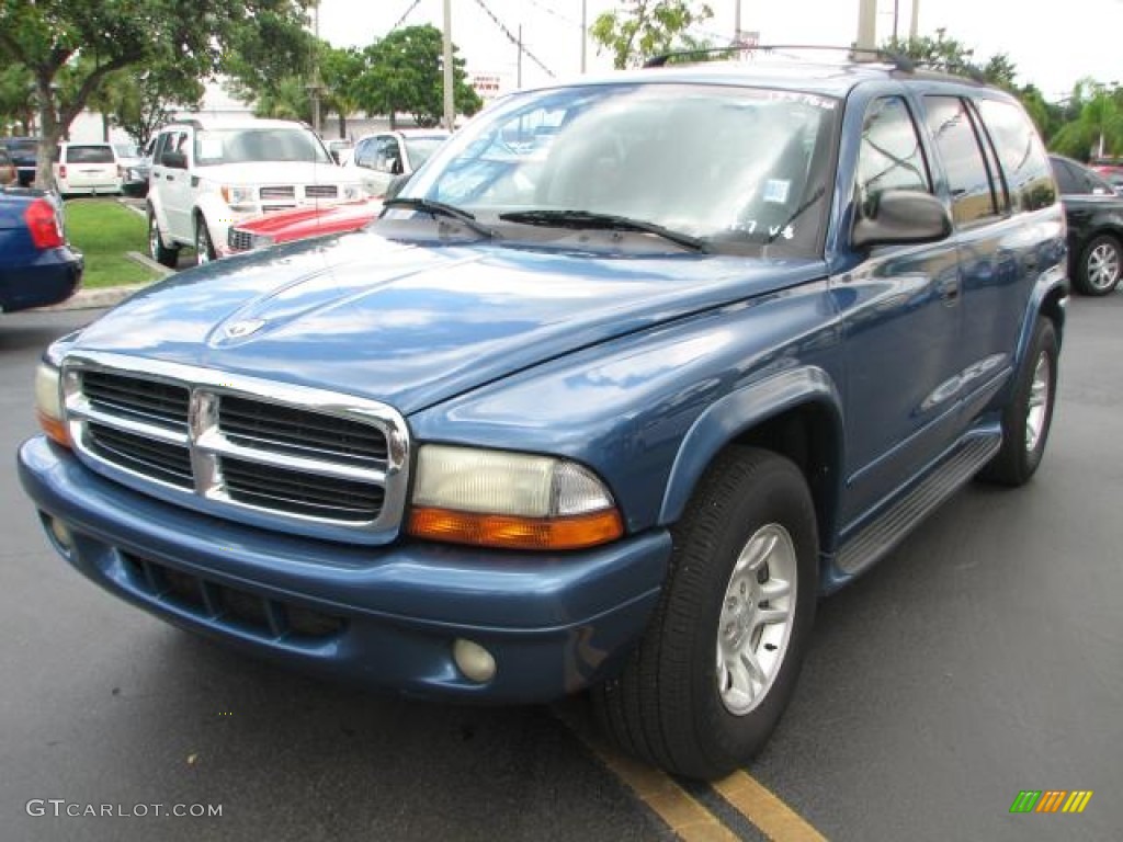 Atlantic Blue Pearl 2002 Dodge Durango SLT Exterior Photo #54449189
