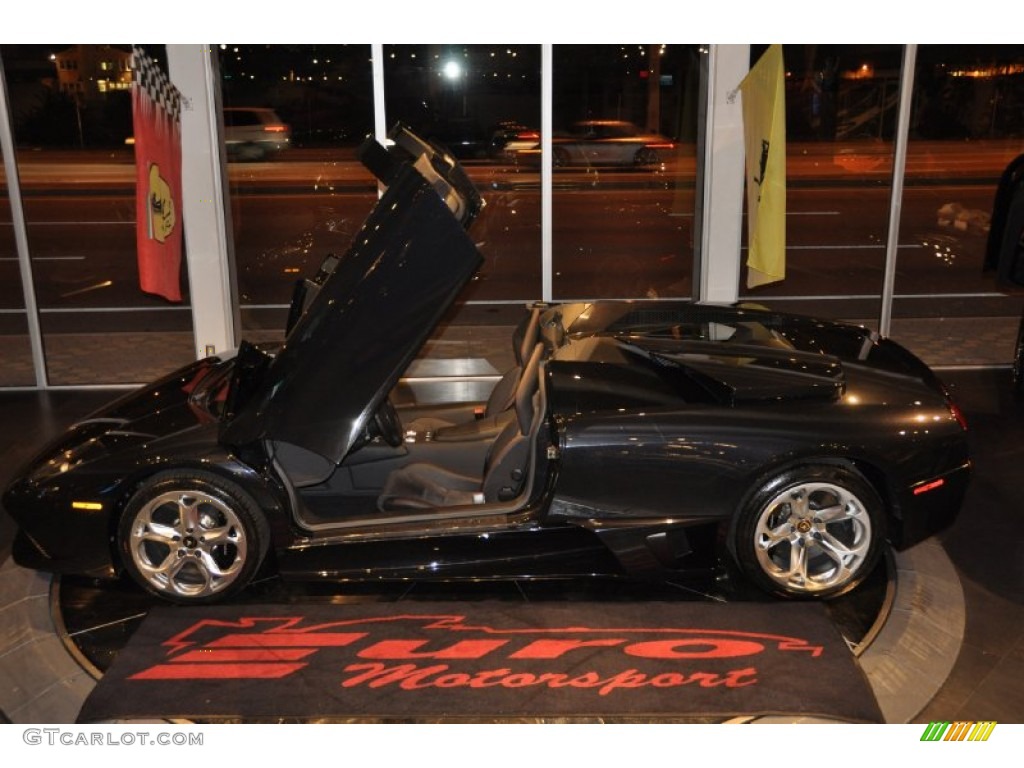2009 Murcielago LP640 Roadster - Nero Pegaso (Black) / Grigio Sirius photo #8