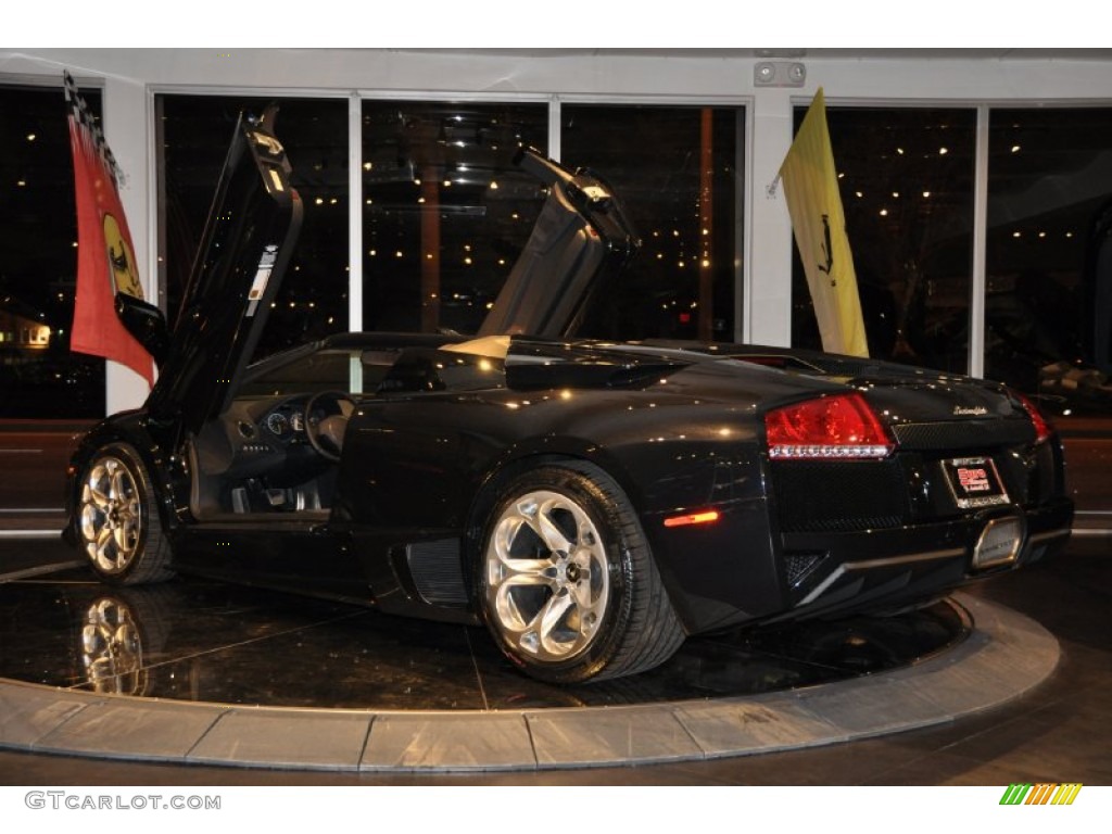 2009 Murcielago LP640 Roadster - Nero Pegaso (Black) / Grigio Sirius photo #12