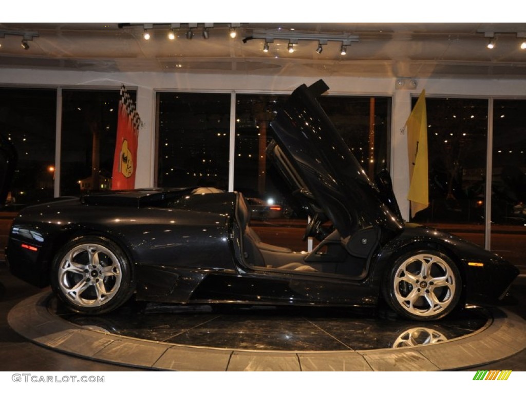 2009 Murcielago LP640 Roadster - Nero Pegaso (Black) / Grigio Sirius photo #30