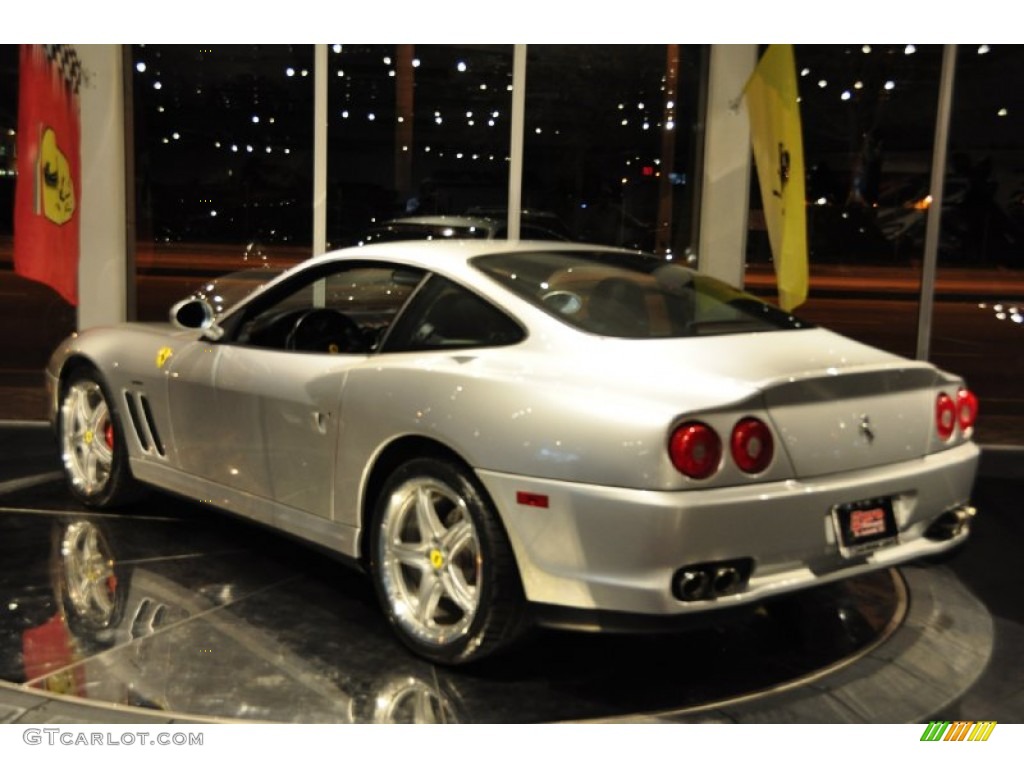 Silver 2003 Ferrari 575M Maranello F1 Exterior Photo #54450816