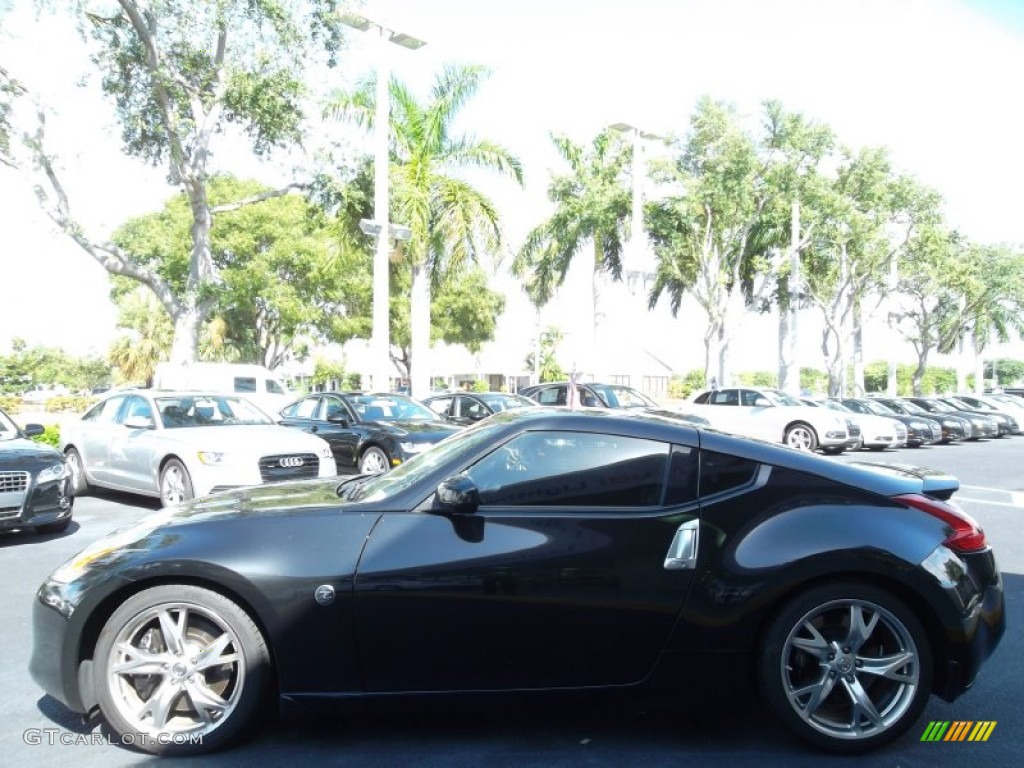 Magnetic Black 2009 Nissan 370Z Sport Coupe Exterior Photo #54451056