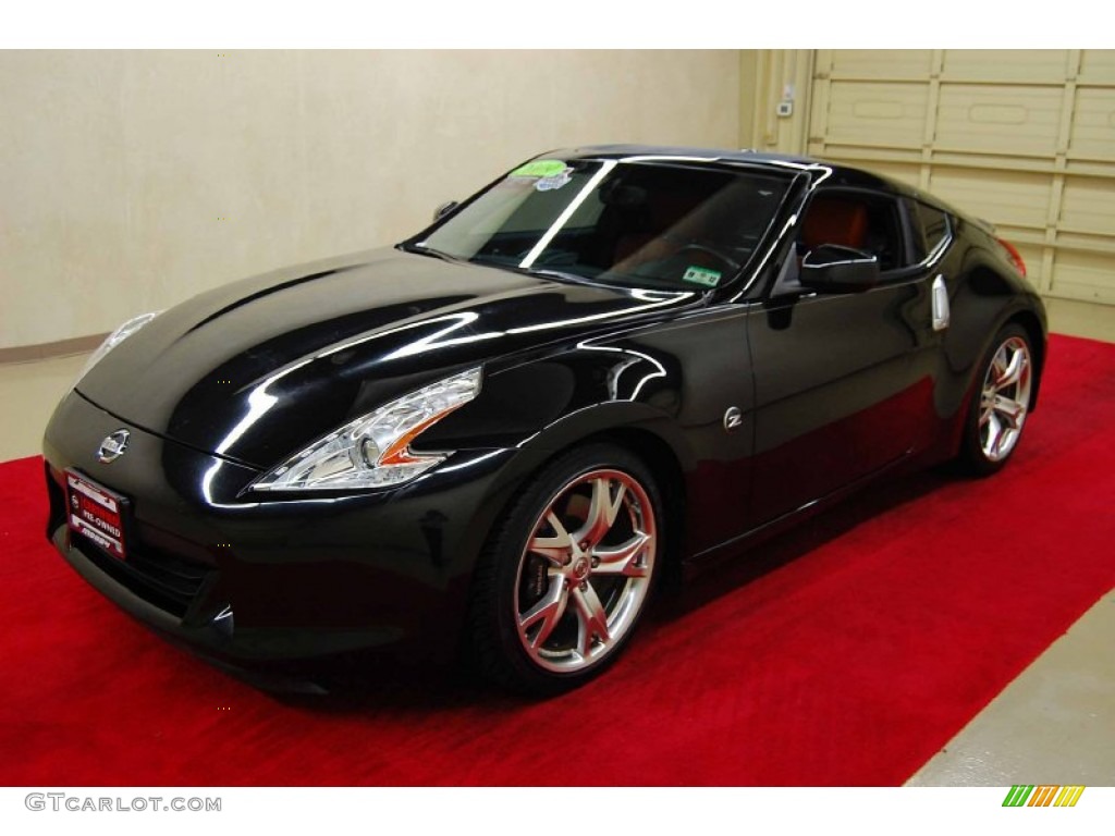 Magnetic Black 2009 Nissan 370Z Sport Touring Coupe Exterior Photo #54452520