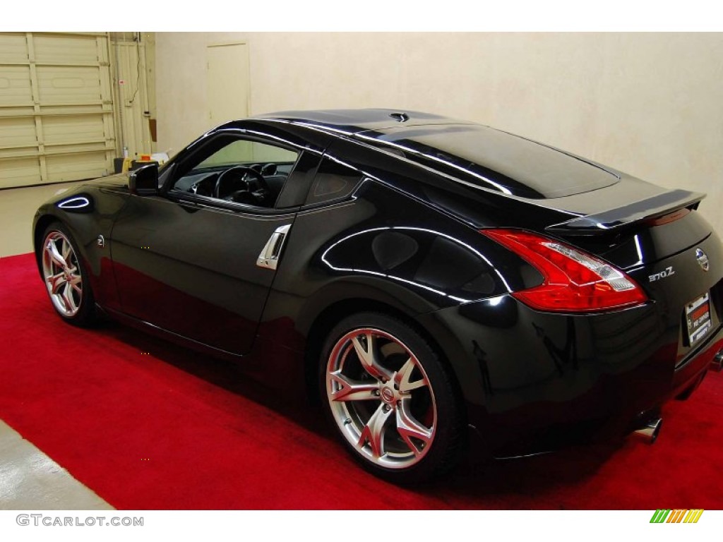 Magnetic Black 2009 Nissan 370Z Sport Touring Coupe Exterior Photo #54452529