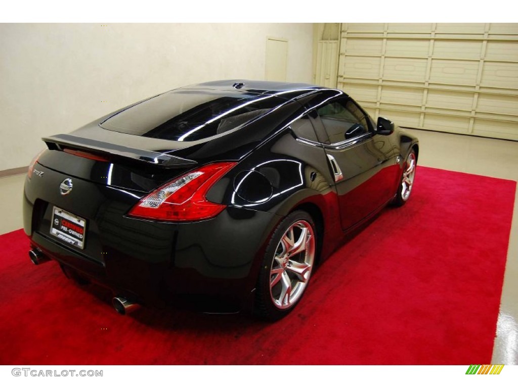 Magnetic Black 2009 Nissan 370Z Sport Touring Coupe Exterior Photo #54452547