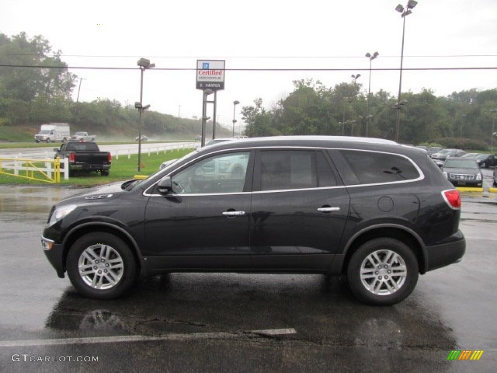 2009 Enclave CX AWD - Carbon Black Metallic / Ebony Black/Ebony photo #6