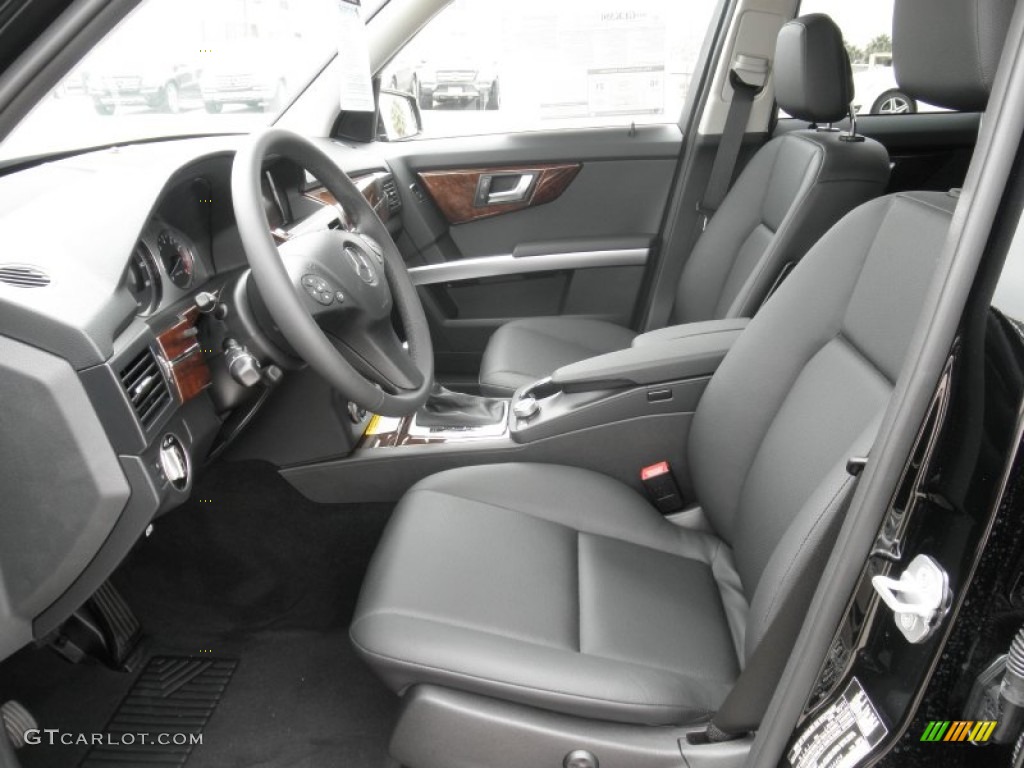 Black Interior 2012 Mercedes-Benz GLK 350 4Matic Photo #54453624