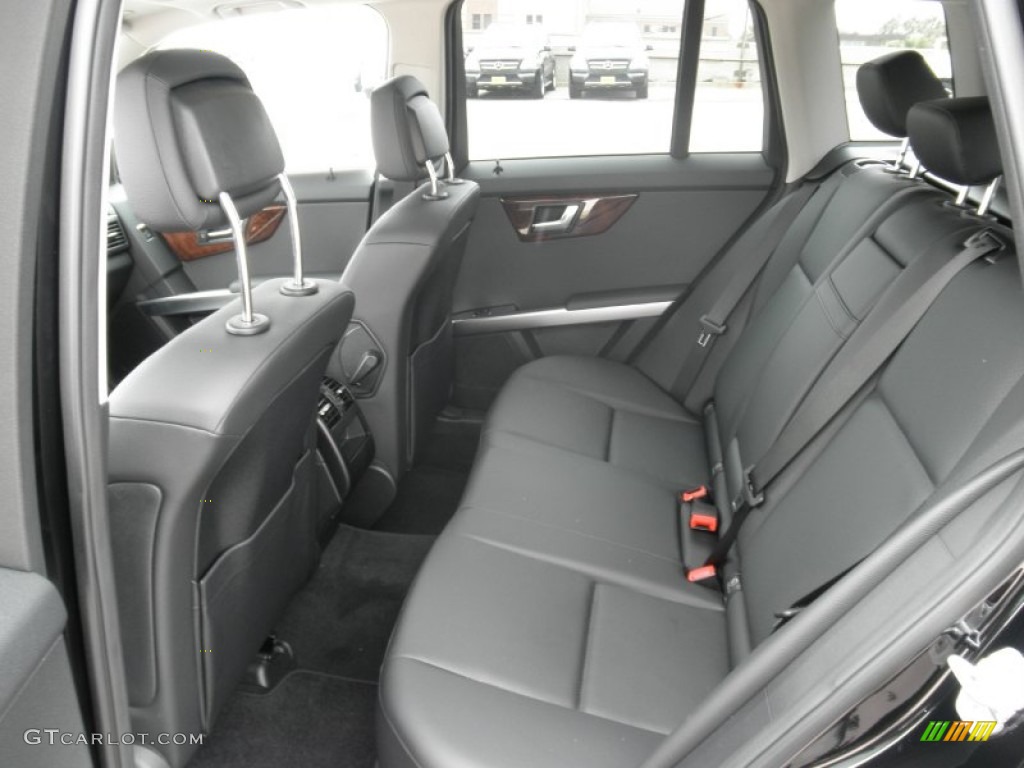 Black Interior 2012 Mercedes-Benz GLK 350 4Matic Photo #54453633