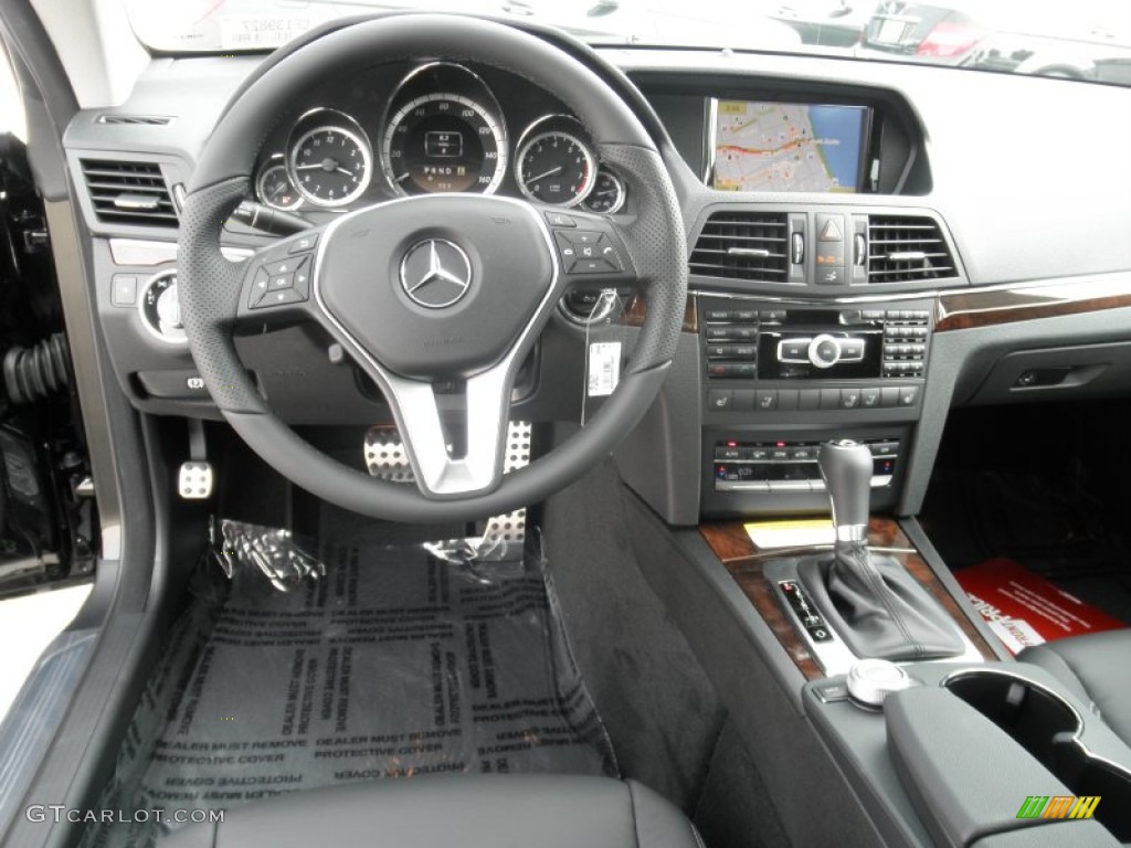 2012 Mercedes-Benz E 350 Cabriolet Black Dashboard Photo #54453741