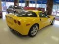 Velocity Yellow 2008 Chevrolet Corvette Coupe Exterior