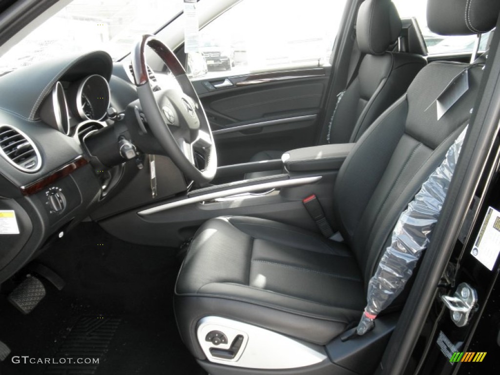 Black Interior 2012 Mercedes-Benz GL 550 4Matic Photo #54454086