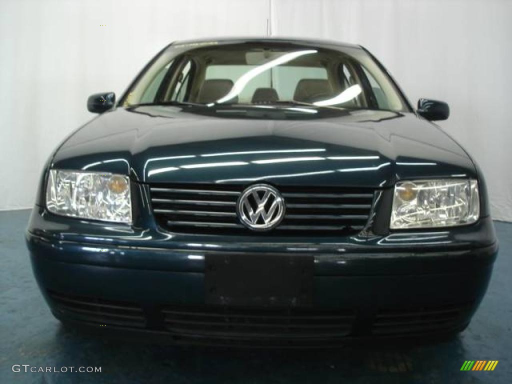 2002 Jetta GLS TDI Sedan - Baltic Green / Beige photo #3