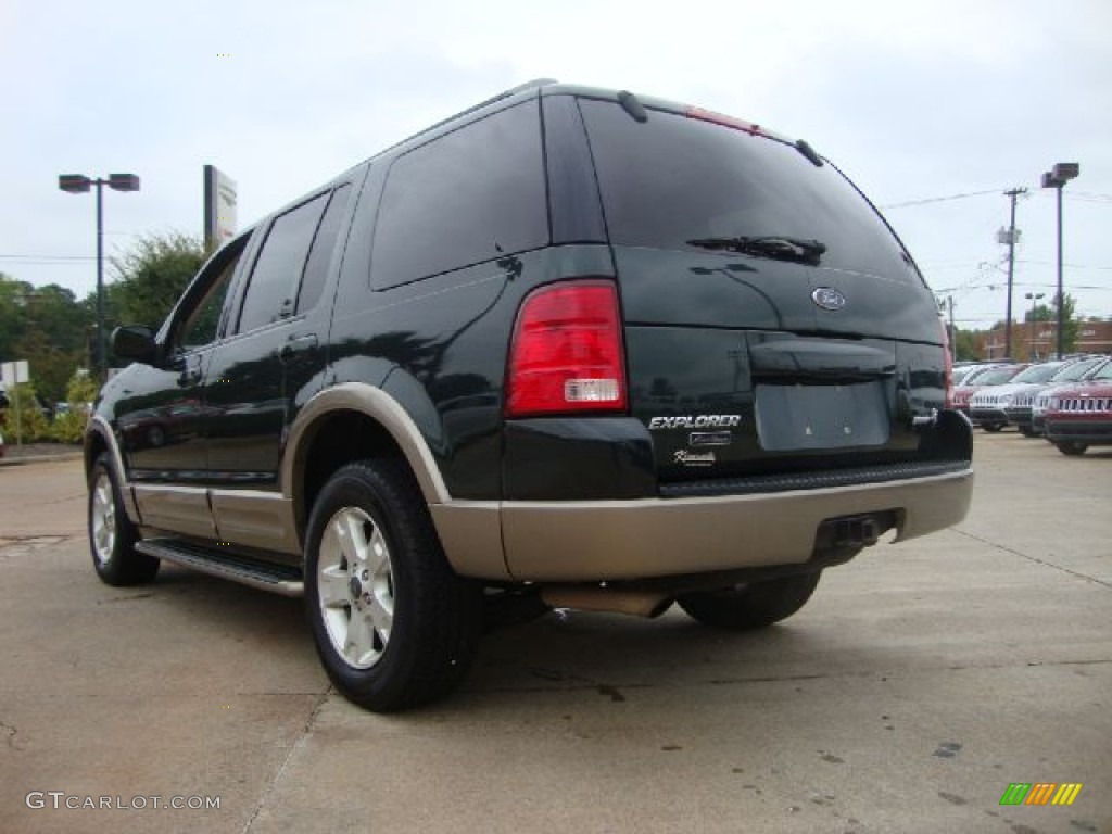 2003 Explorer Eddie Bauer AWD - Aspen Green Metallic / Medium Parchment Beige photo #5