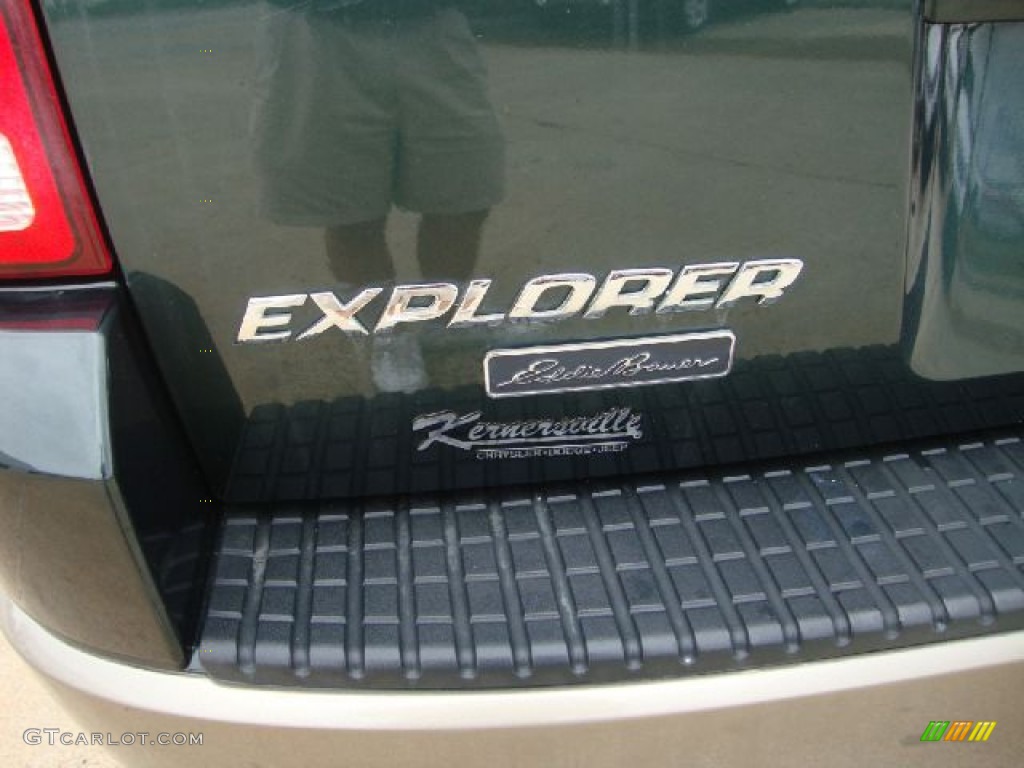 2003 Explorer Eddie Bauer AWD - Aspen Green Metallic / Medium Parchment Beige photo #37