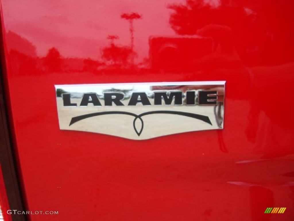 2012 Ram 2500 HD Laramie Crew Cab 4x4 - Flame Red / Dark Slate photo #5