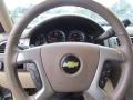 Dark Cashmere/Light Cashmere 2010 Chevrolet Avalanche LS Steering Wheel