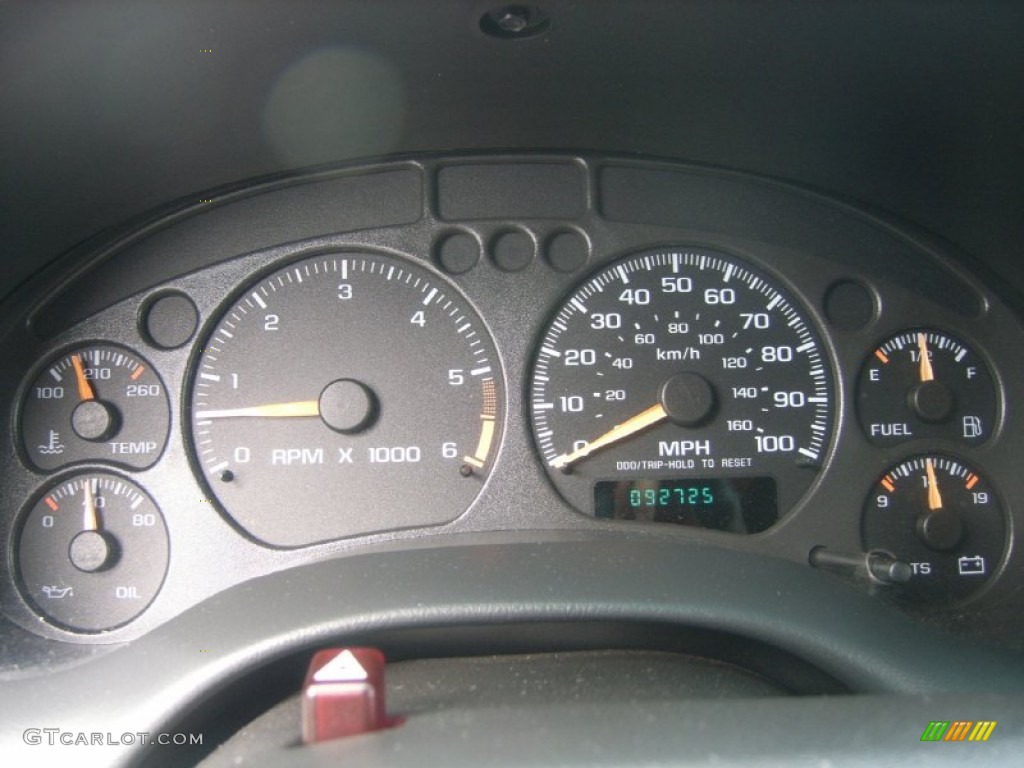 2002 Chevrolet Blazer LS ZR2 4x4 Gauges Photo #54458235