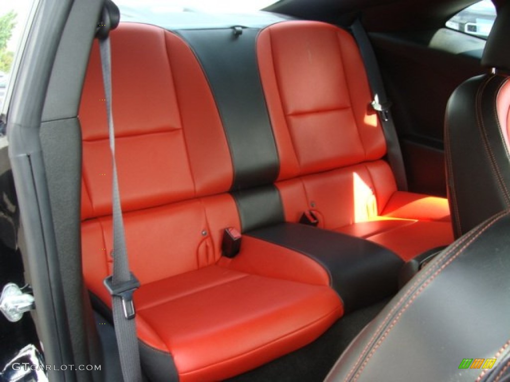 Black/Inferno Orange Interior 2010 Chevrolet Camaro SS/RS Coupe Photo #54458262