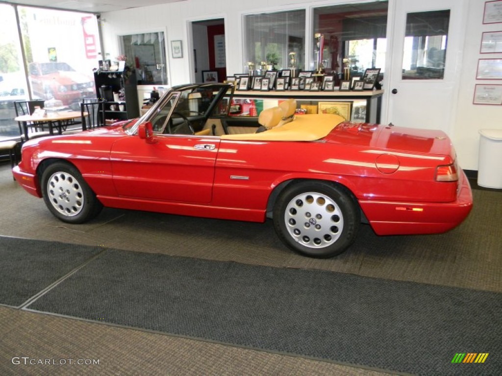 Red 1993 Alfa Romeo Spider Veloce Exterior Photo #54458784