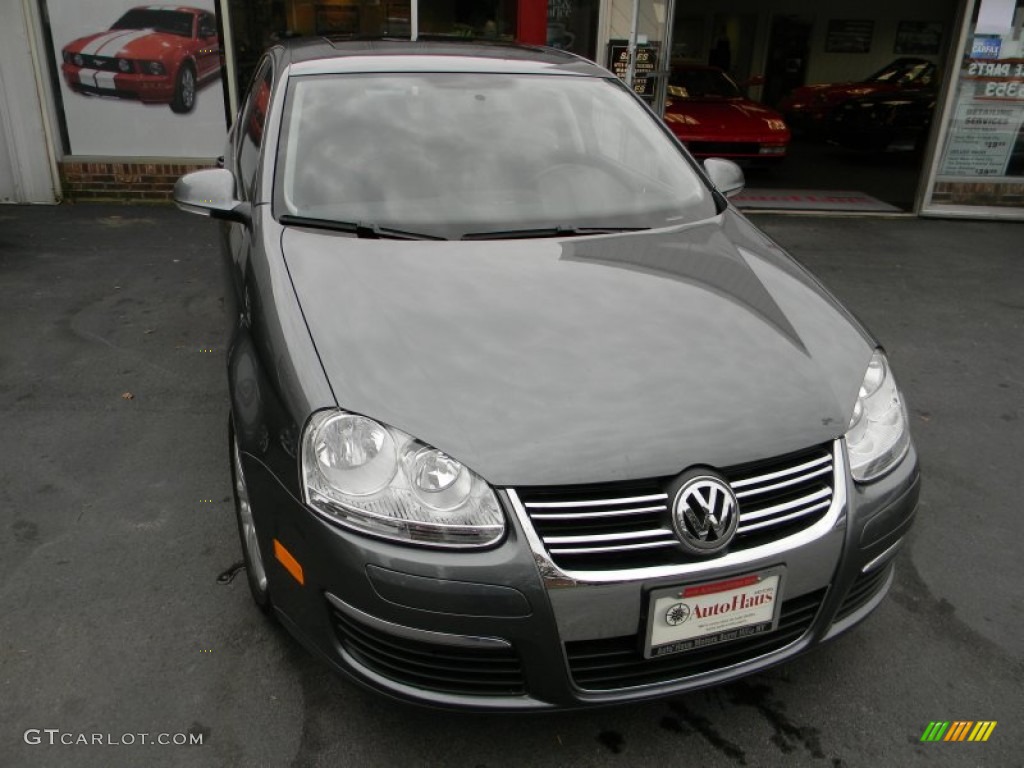 2010 Jetta TDI Sedan - Platinum Grey Metallic / Titan Black photo #5