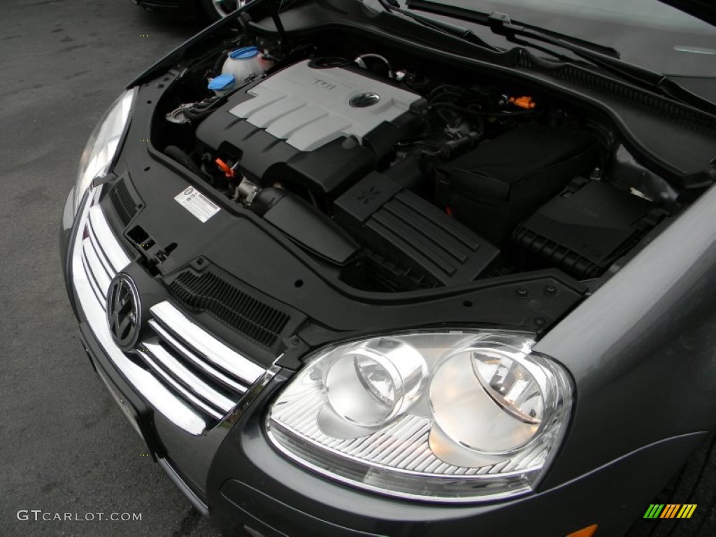 2010 Jetta TDI Sedan - Platinum Grey Metallic / Titan Black photo #39