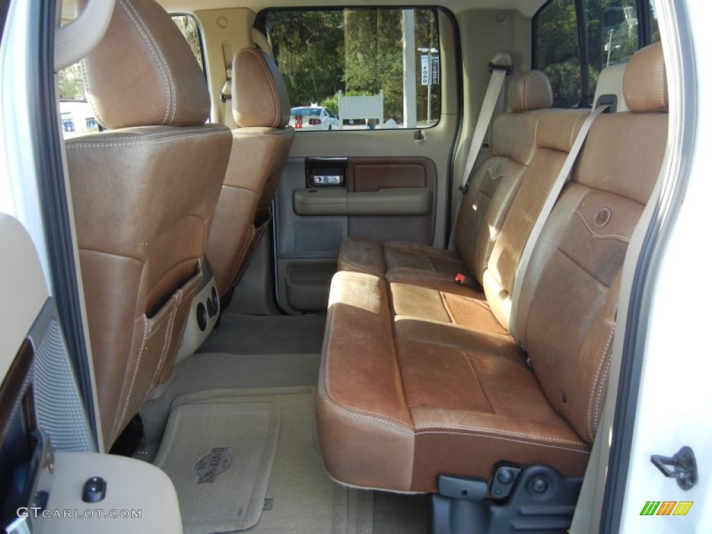 2006 F150 King Ranch SuperCrew 4x4 - Oxford White / Castano Brown Leather photo #16
