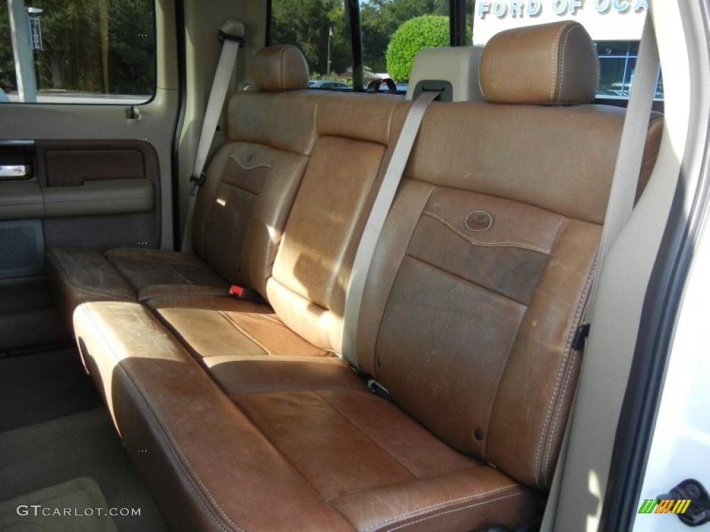 2006 F150 King Ranch SuperCrew 4x4 - Oxford White / Castano Brown Leather photo #17