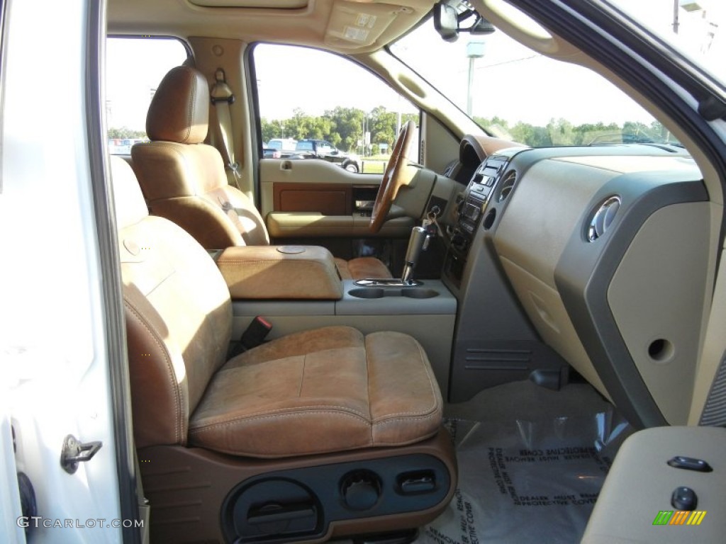 2006 F150 King Ranch SuperCrew 4x4 - Oxford White / Castano Brown Leather photo #18
