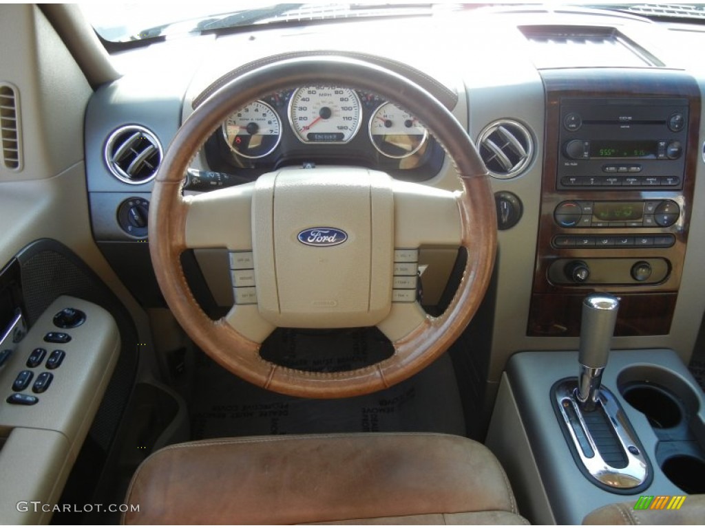 2006 F150 King Ranch SuperCrew 4x4 - Oxford White / Castano Brown Leather photo #22