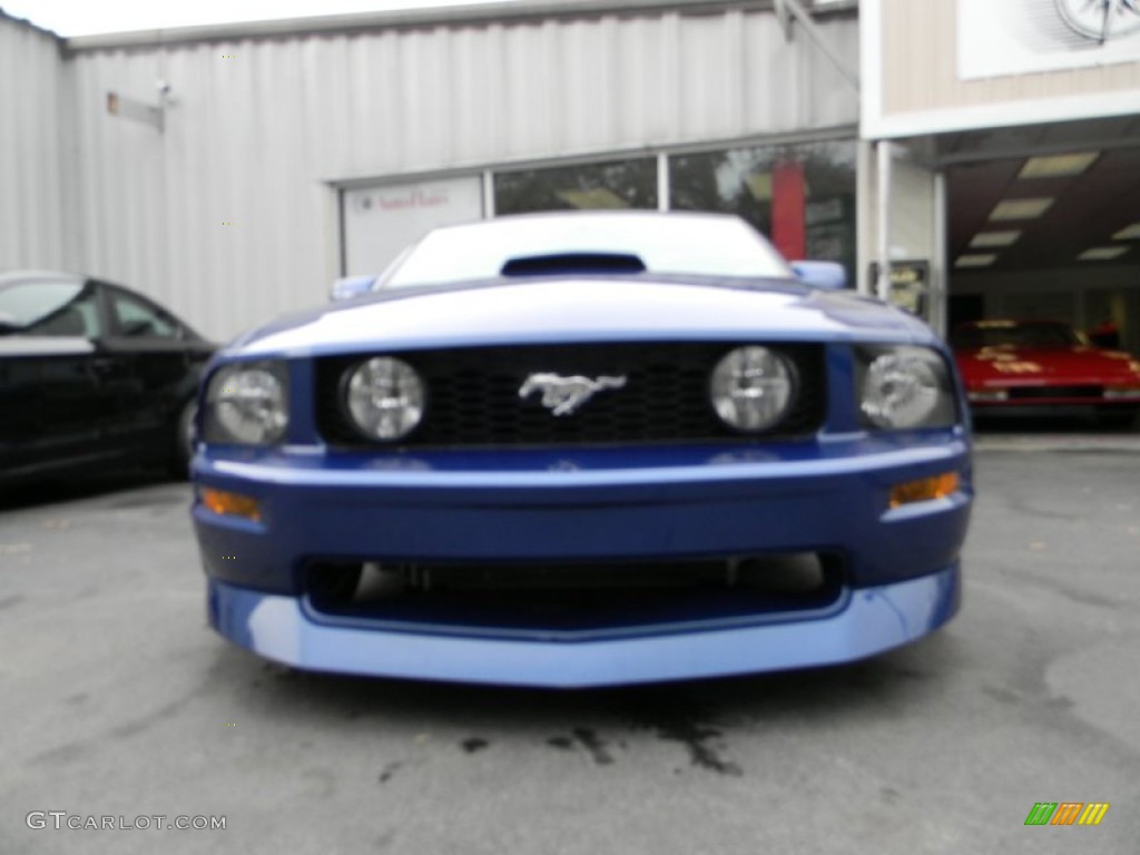 2007 Mustang GT Premium Coupe - Vista Blue Metallic / Dark Charcoal photo #7